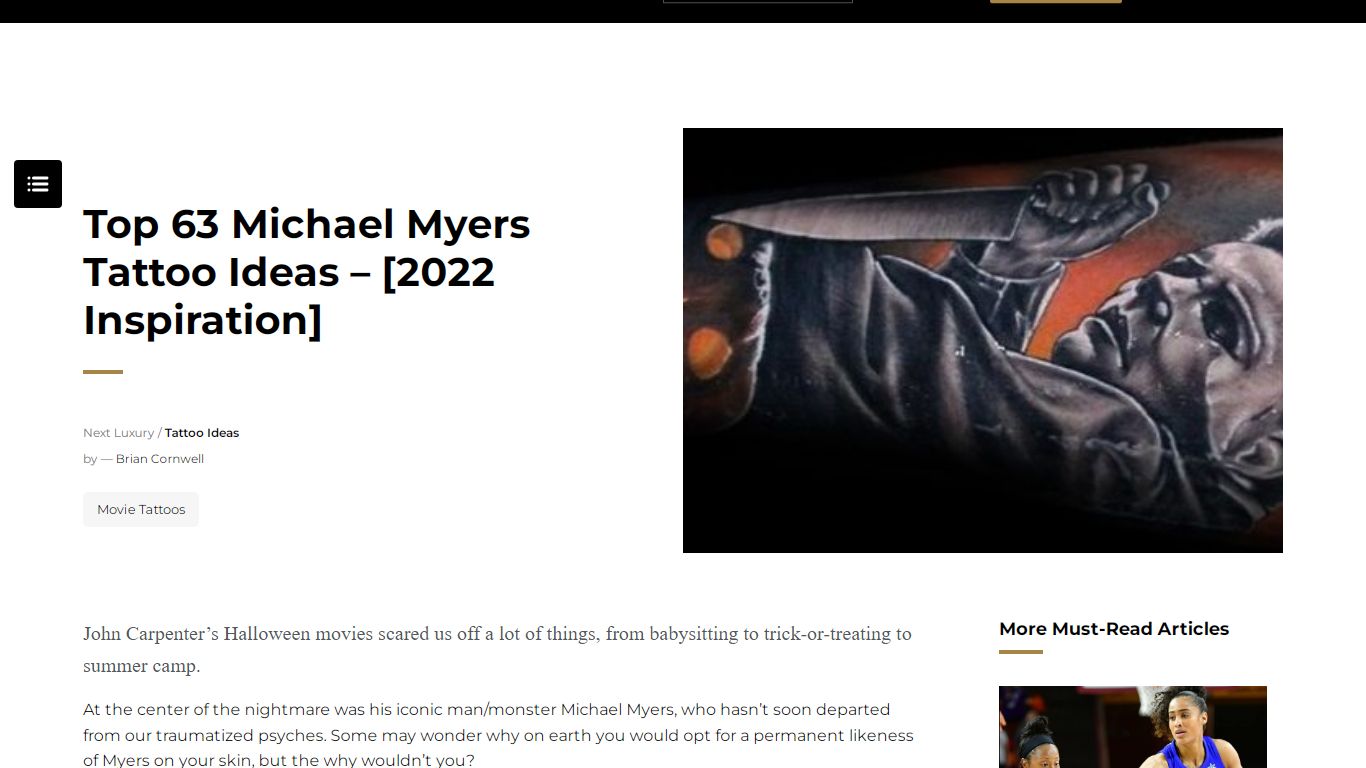 Top 63 Michael Myers Tattoo Ideas - [2021 Inspiration] - Next Luxury